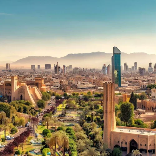  تصاویر شهر شیراز در 100سال آینده از نظر هوش مصنوعی+عکس