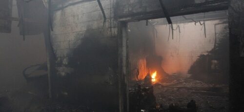 آتش سوزی خونین یک مجمتع مسکونی در شهر جدید صدرا