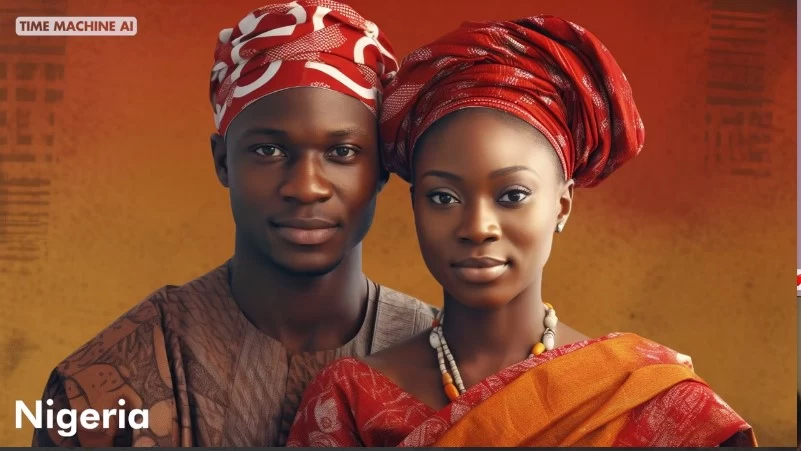 نیجریه زیباترین زن و شوهر هر کشور به انتخاب هوش مصنوعی