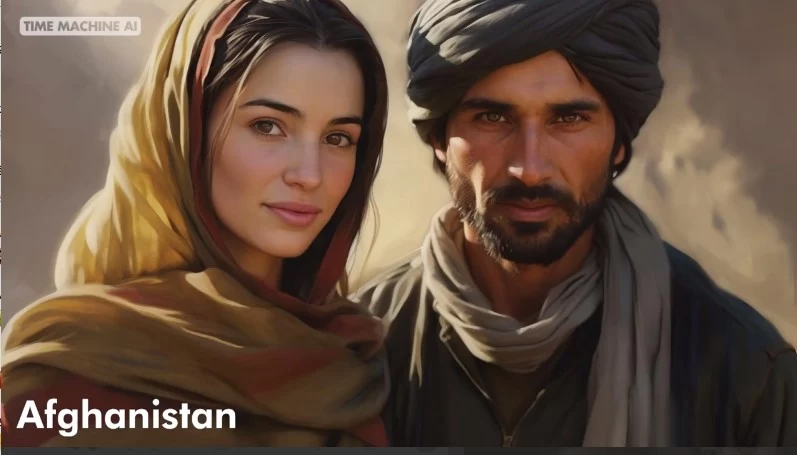 زیباترین زن و شوهر هر کشور به انتخاب هوش مصنوعی افغانستان