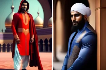 ۱۸ استایل پیشنهادی هوش مصنوعی برای لباس مردان افغان [+عکس]