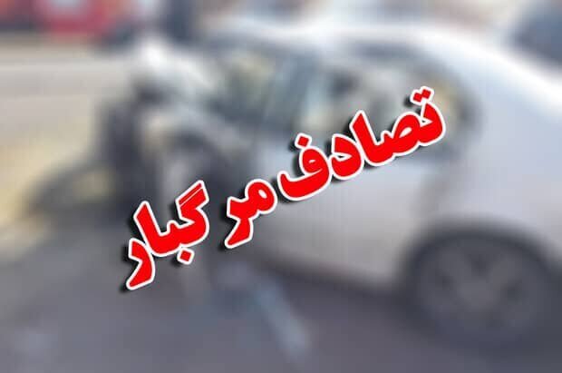 ۷ کشته و مصدوم در تصادف زنجیره‌ای چند خودرو در جنوب فارس +تصاویر
