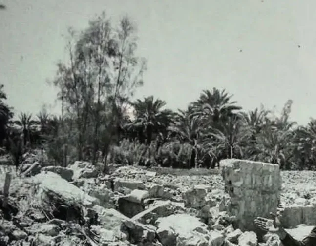 عکسی از بازماندگان زلزله مرگبار جنوب فارس در سال ۱۳۵۱