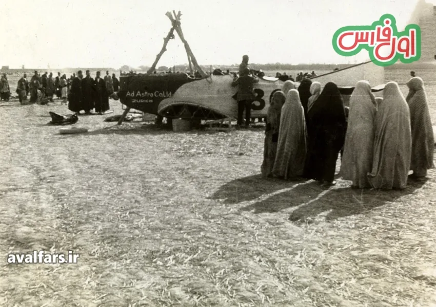 عکس های زیرخاکی از فرودگاه بوشهر 100 سال پیش