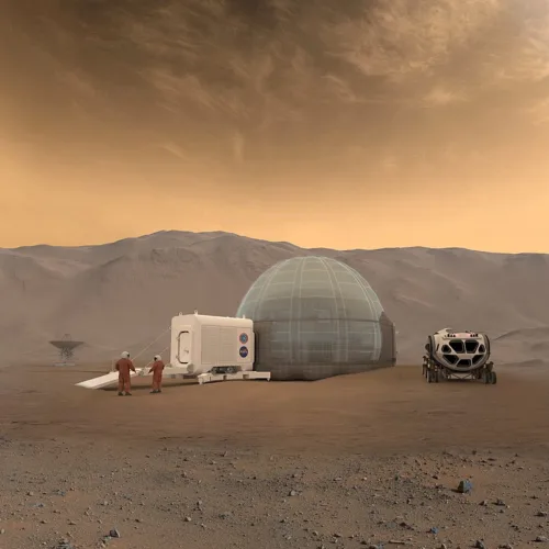 نمونه خانه انسان در مریخ 1