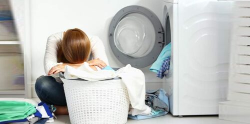 سفیدک زدن لباس در ماشین لباسشویی