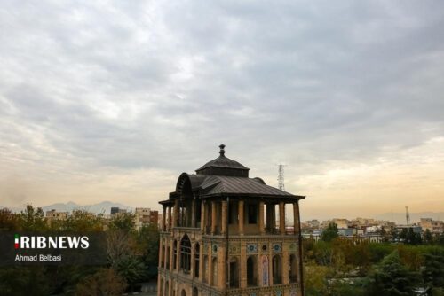 تصاویر زیبای عمارت تاریخی کلاه فرنگی عشرت آباد