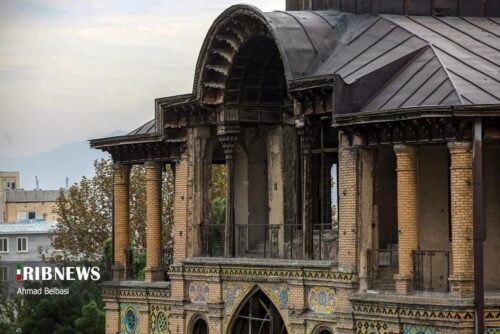 تصاویر زیبای عمارت تاریخی کلاه فرنگی عشرت آباد