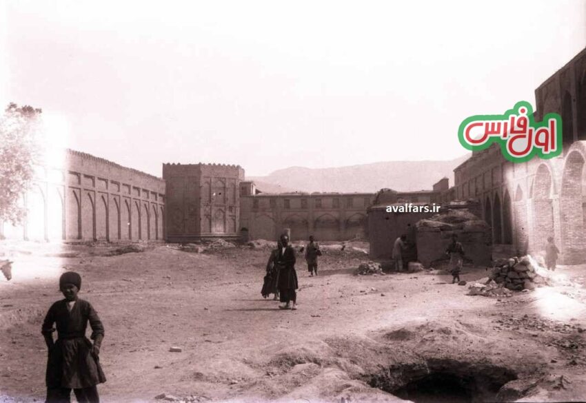 4 عکس از کوچه پس کوچه های شیراز قدیم در دوران قاجار 