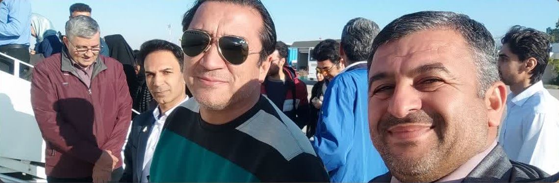 گیر دادن یک خبرنگار به خداداد عزیزی ، حمید ماهی صفت و فرزاد حسنی در فرودگاه لامرد+فیلم