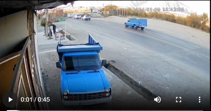 لحظه وحشتناک تصادف در جاده گچساران – شیراز +ویدئو