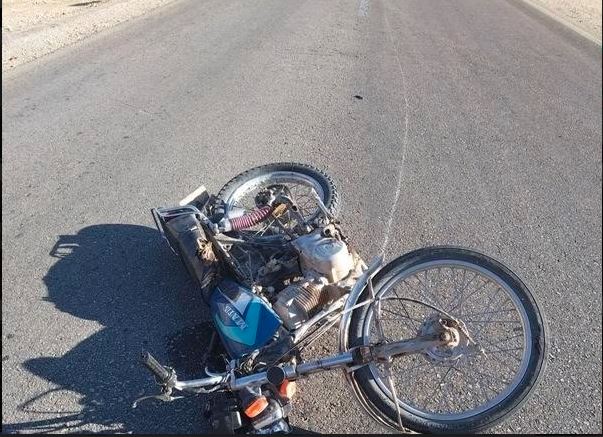 راننده کوئیک پس از تصادف با موتورسیکلت در بیضا کشته شد