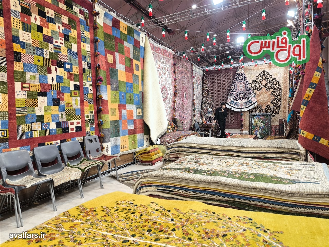 تصاویری زیبا از بیستمین نمایشگاه ملی فرش دستباف در شیراز که باید ببینید