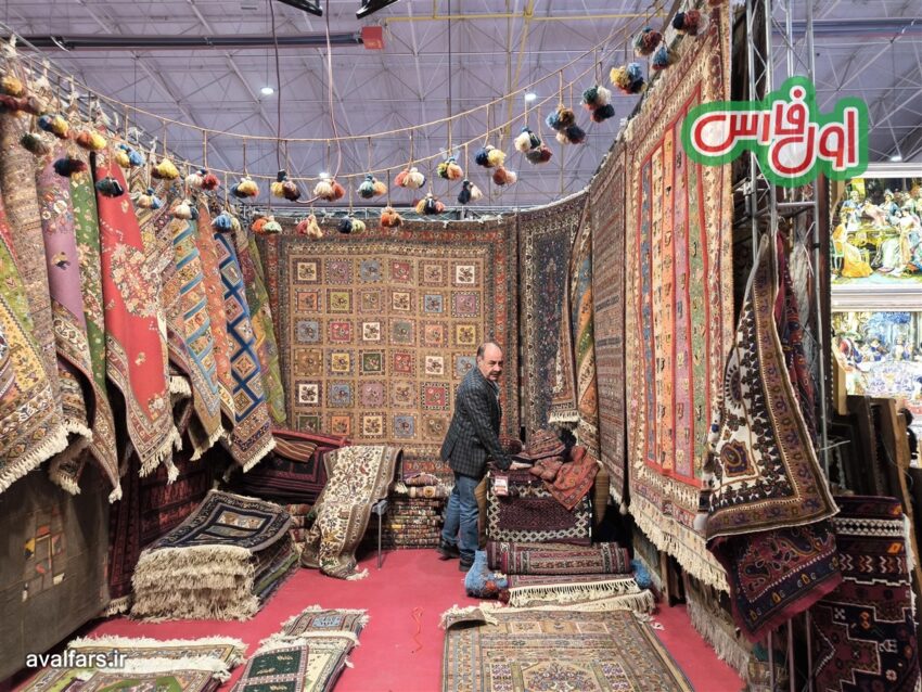 تصاویری زیبا از بیستمین نمایشگاه ملی فرش دستباف در شیراز