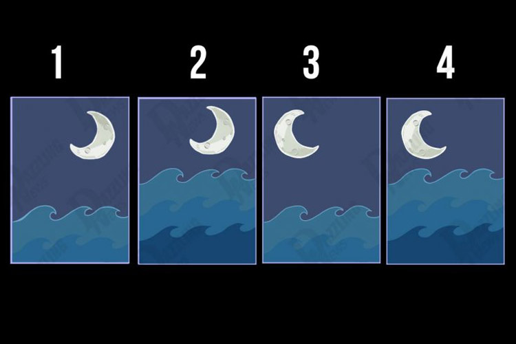 تست شخصیت تصویری ماه و دریا : با انتخاب یک ماه به حقیقت درون خود پی ببرید
