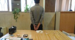 سارق طلا فروشی و بدل انداز سابقه‌دار بندرعباسی در شیراز دستگیر شد