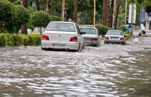 فعالیت سامانه بارشی در ۲۴ ساعت آینده و احتمال وقوع سیلاب در تعدادی از استان‌های کشور
