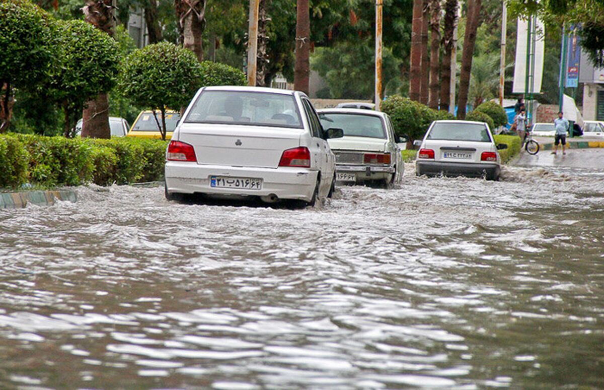 تشدید فعالیت سامانه بارشی و احتمال وقوع سیلاب در تعدادی از استان‌های کشور