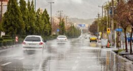 میزان بارندگی سامانه اخیر مناطق مختلف استان فارس تا صبح ۲۹ فروردین