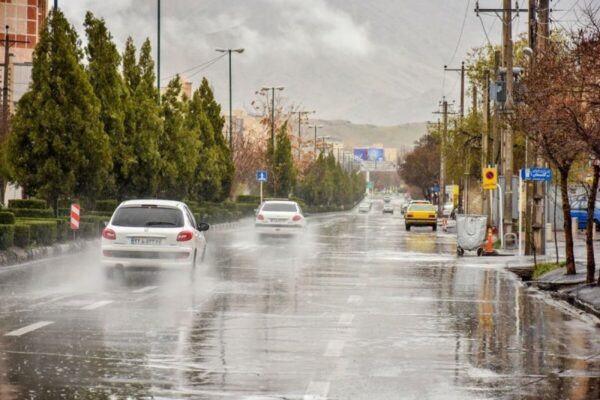میزتن بارش باران در استان فارس 1