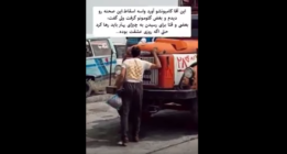 وداع تلخ یک راننده با کامیون قدیمی هنگام تحویل به مرکز اسقاط(+ویدئو)
