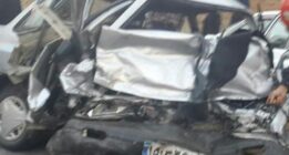 مرگ ۵ سرنشین پراید در تصادف با کامیون در محور  “رستم-بابامیدان”