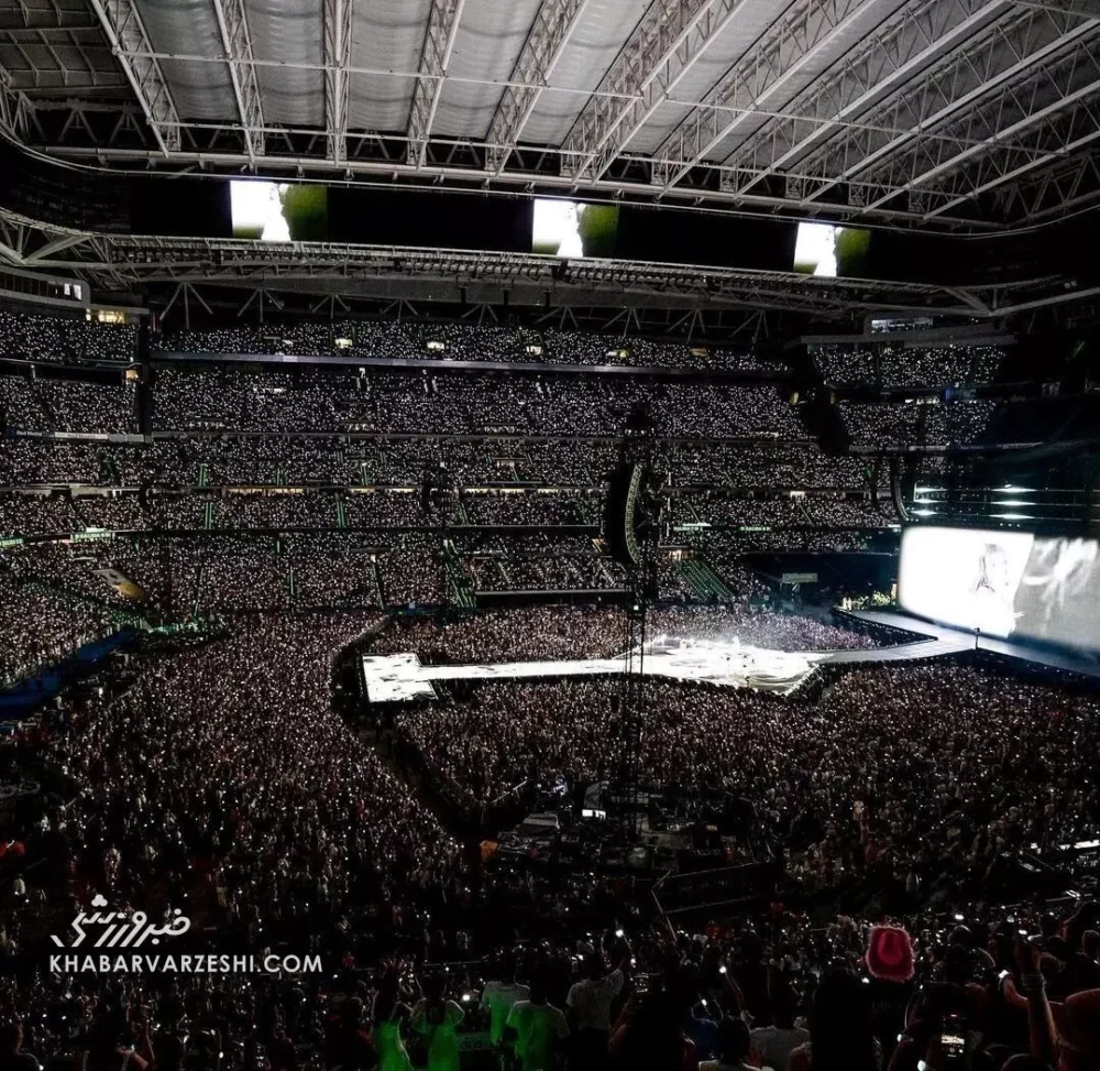 عکس‌| جمعیت باورنکردنی در ورزشگاه برای کنسرت تیلور سوییفت