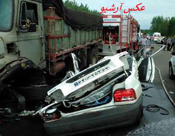 تصادف بسیار مرگبار در جاده کازرون به شیراز
