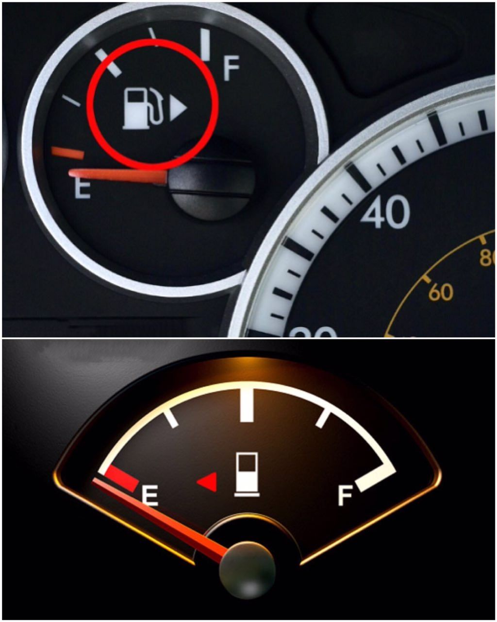 علامت فلش کنار آمپر پمپ بنزین خودرو نشانه چیست؟!