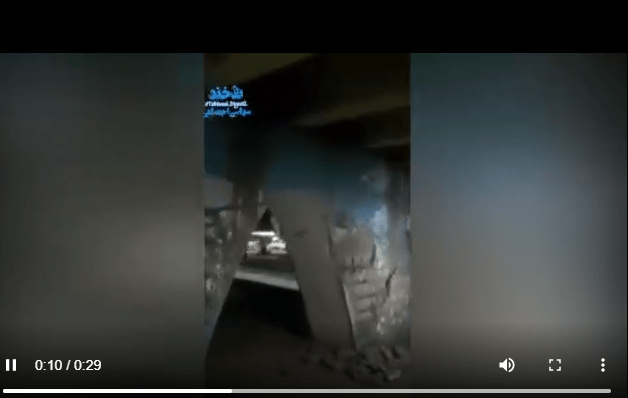 تخریب پل در خرمشهر برای سرقت آرماتور‌ها+ ویدئو