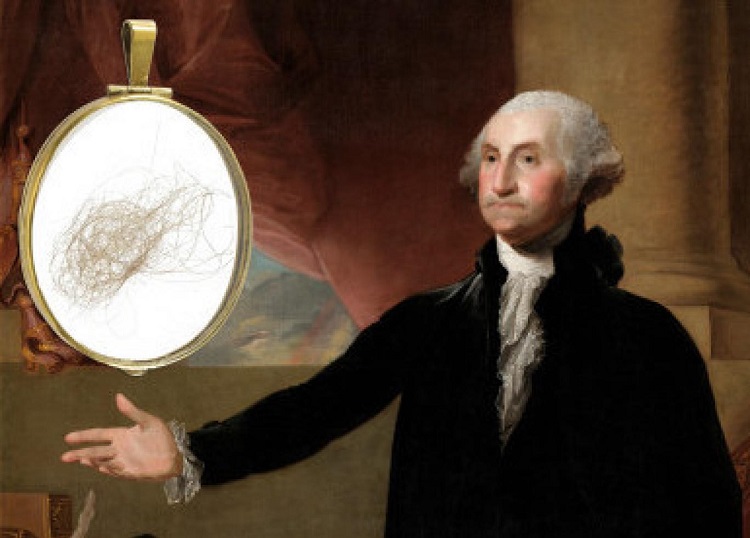 حراج زلف جورج واشنگتن به قیمت ۴۰ هزار دلار+عکس