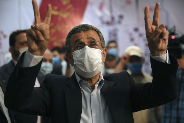 واکنش احمدی نژاد به نتیجه انتخابات ریاست جمهوری