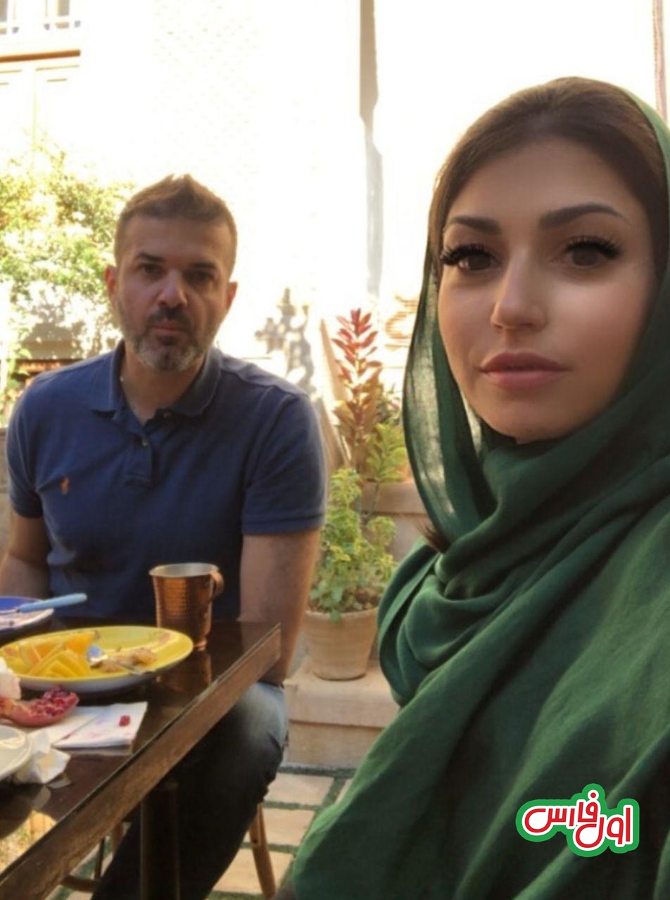 گشت وگذار استراماچونی و همسرش در شیراز+ تصاویر