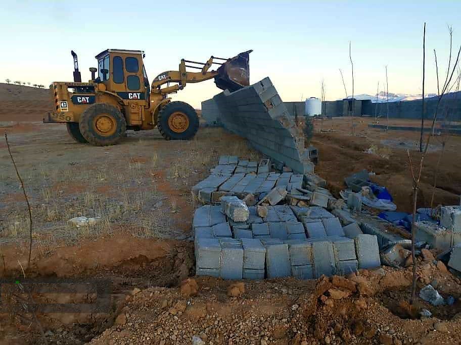 تخریب دهها هکتار از ویلاها و ساخت و ساز‌های غیرمجاز در دالین و سپیدان