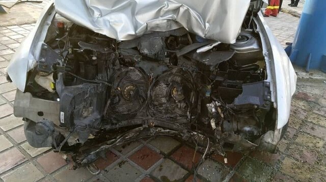 حادثه مرگبار برای خودرو پژو در محور جهرم به شیراز
