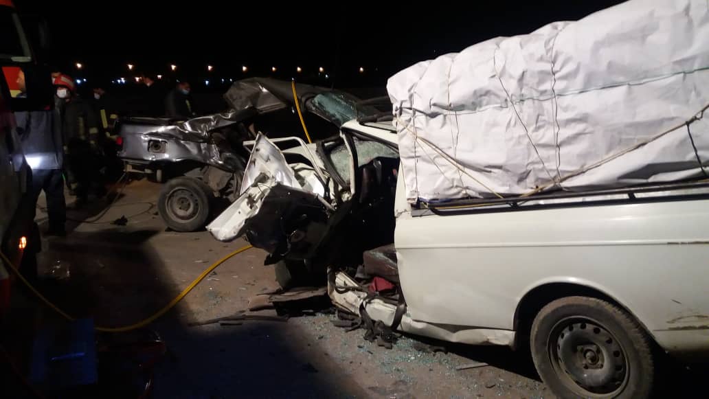اژدهای مرگ و ۴ کشته ومجروح در جاده ” شیراز – بیضا “