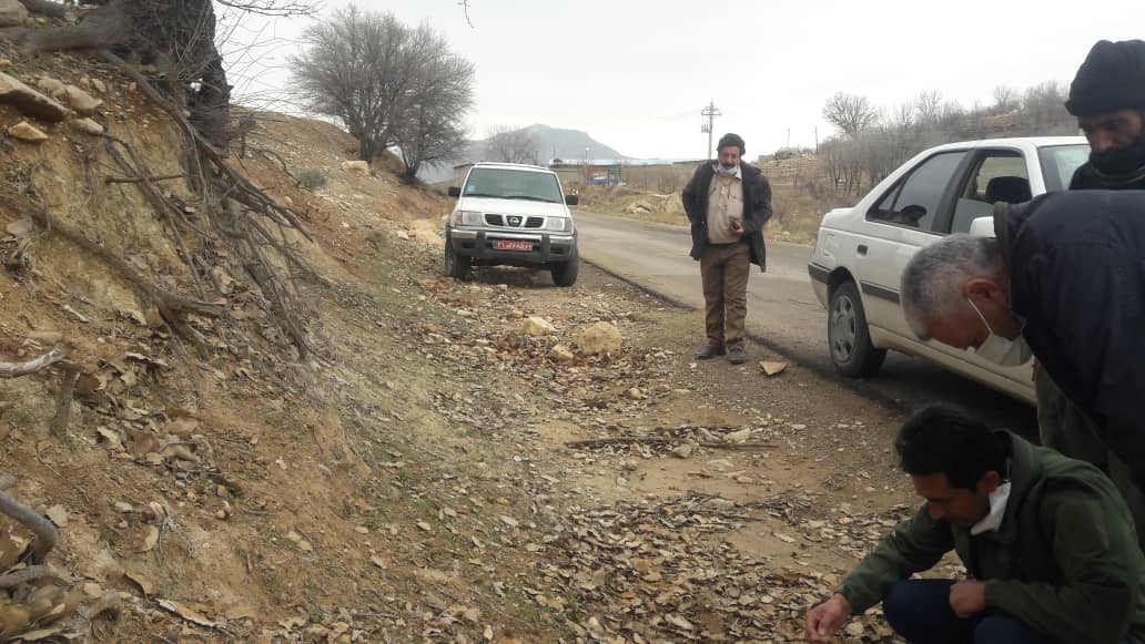 تلاش کارآگاهان برای یافتن لاشه توله پلنگ در کوه های فارس+کلیپ