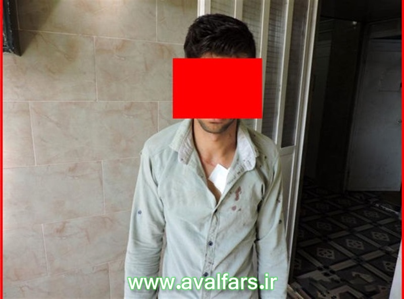 دستگیری  یک قاتل در ارسنجان ۳۰ دقیقه بعد از فرار + عکس