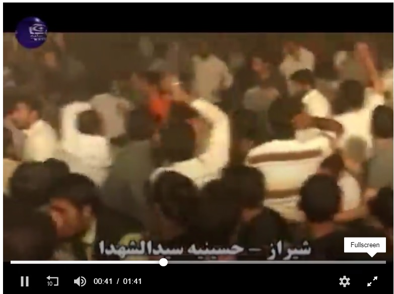 فیلم | لحظه انفجار حسینیه سیدالشهدای شیراز توسط گروهک تندر