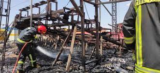 جزئیات آتش سوزی سیرک بلوار دکتر حسابی شیراز