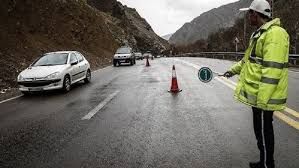 هشدار لغزندگی سطح جاده‌ها در استان فارس