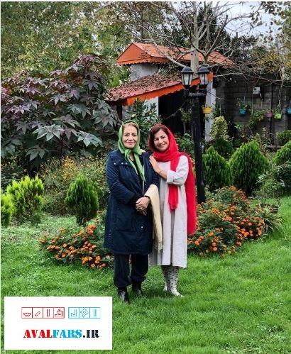 لیلی رشید و مادرش در روستایی در رشت+عکس