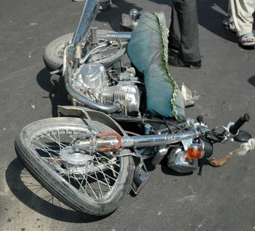 حادثه مرگبار برای موتورسیکلت دو ترکه در محور خفر-جهرم